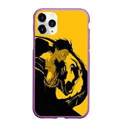 Чехол iPhone 11 Pro матовый Господин злодей - Выходной господина злодея, цвет: 3D-фиолетовый