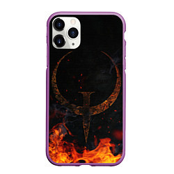 Чехол iPhone 11 Pro матовый Quake one