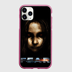 Чехол iPhone 11 Pro матовый FEAR - Alma, цвет: 3D-малиновый