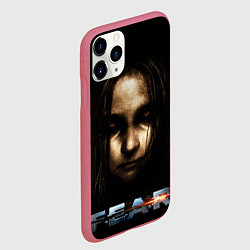 Чехол iPhone 11 Pro матовый FEAR - Alma, цвет: 3D-малиновый — фото 2