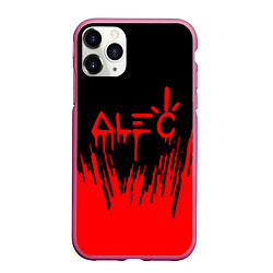 Чехол iPhone 11 Pro матовый Alec Monopoly капиталист, цвет: 3D-малиновый