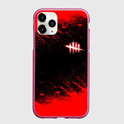 Чехол iPhone 11 Pro матовый Dead by daylight огненный