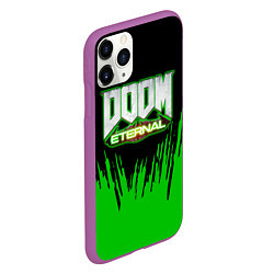 Чехол iPhone 11 Pro матовый Doom, цвет: 3D-фиолетовый — фото 2