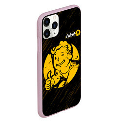 Чехол iPhone 11 Pro матовый Fallout фоллаут, цвет: 3D-розовый — фото 2