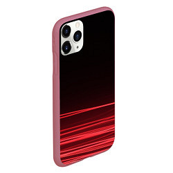 Чехол iPhone 11 Pro матовый Веяние, цвет: 3D-малиновый — фото 2