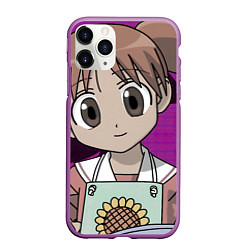 Чехол iPhone 11 Pro матовый Azumanga Daioh Тиё Михама