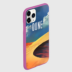 Чехол iPhone 11 Pro матовый Sands - Dune, цвет: 3D-фиолетовый — фото 2