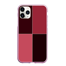 Чехол iPhone 11 Pro матовый Тёмный розовый 4 цвета
