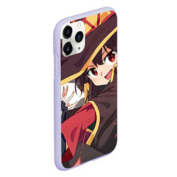 Чехол iPhone 11 Pro матовый Konosuba Мэгумин cute, цвет: 3D-светло-сиреневый — фото 2