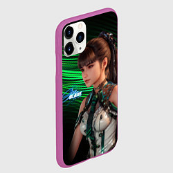 Чехол iPhone 11 Pro матовый Stellar Blade Eve game, цвет: 3D-фиолетовый — фото 2