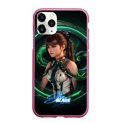 Чехол iPhone 11 Pro матовый Stellar Blade Eve green