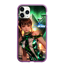 Чехол iPhone 11 Pro матовый Stellar Blade Eve green style