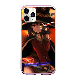 Чехол iPhone 11 Pro матовый Konosuba Мэгумин cute, цвет: 3D-розовый