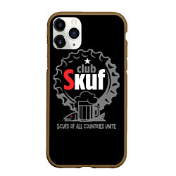 Чехол iPhone 11 Pro матовый Skuf club