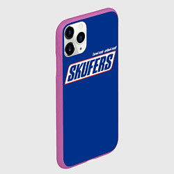 Чехол iPhone 11 Pro матовый Skufers, цвет: 3D-фиолетовый — фото 2