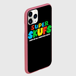 Чехол iPhone 11 Pro матовый Super skufs, цвет: 3D-малиновый — фото 2