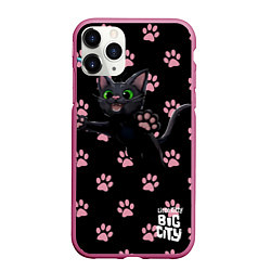 Чехол iPhone 11 Pro матовый Little kitty