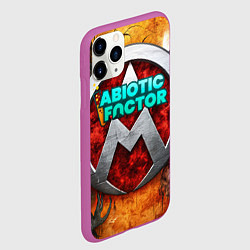 Чехол iPhone 11 Pro матовый Abiotic Factor монстры, цвет: 3D-фиолетовый — фото 2