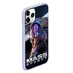 Чехол iPhone 11 Pro матовый Mass Effect ТалиЗора, цвет: 3D-светло-сиреневый — фото 2