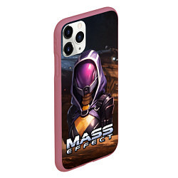 Чехол iPhone 11 Pro матовый Mass Effect ТалиЗора аватар, цвет: 3D-малиновый — фото 2