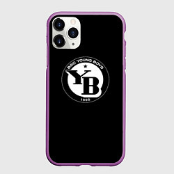 Чехол iPhone 11 Pro матовый Young Boys, цвет: 3D-фиолетовый