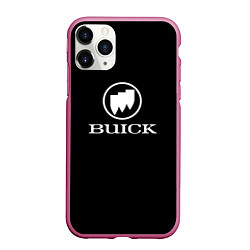 Чехол iPhone 11 Pro матовый Buick avto, цвет: 3D-малиновый