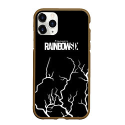 Чехол iPhone 11 Pro матовый Rainbow six night city