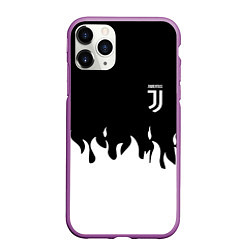 Чехол iPhone 11 Pro матовый Juventus fire