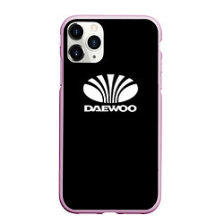 Чехол iPhone 11 Pro матовый Daewoo white logo