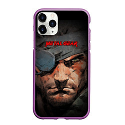 Чехол iPhone 11 Pro матовый Metal gear Venom Snake