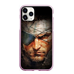 Чехол iPhone 11 Pro матовый Metal gear Venom Snake, цвет: 3D-розовый