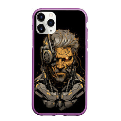 Чехол iPhone 11 Pro матовый Venom Snake Metal gear game