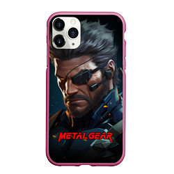 Чехол iPhone 11 Pro матовый Веном Снейк из игры Metal gear