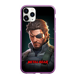 Чехол iPhone 11 Pro матовый Веном Снейк из игры Metal gear