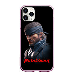 Чехол iPhone 11 Pro матовый Веном Снейк из игры Metal gear, цвет: 3D-розовый