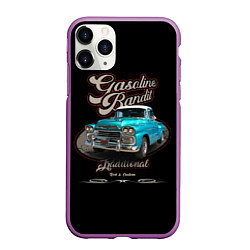 Чехол iPhone 11 Pro матовый Винтажный пикап Chevrolet Apache 1959 года, цвет: 3D-фиолетовый