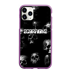 Чехол iPhone 11 Pro матовый Scorpions logo rock group