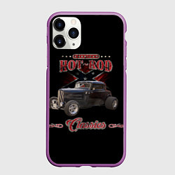 Чехол iPhone 11 Pro матовый Классический хот-род