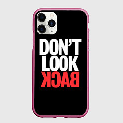 Чехол iPhone 11 Pro матовый Dont look back - the call, цвет: 3D-малиновый