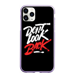 Чехол iPhone 11 Pro матовый The call - dont look back, цвет: 3D-светло-сиреневый