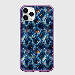 Чехол iPhone 11 Pro матовый Лесной волк