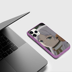 Чехол iPhone 11 Pro матовый Sousou no Frieren, цвет: 3D-фиолетовый — фото 2