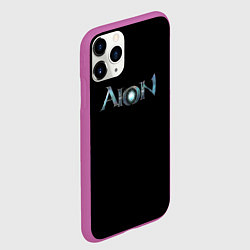 Чехол iPhone 11 Pro матовый AION logo, цвет: 3D-фиолетовый — фото 2