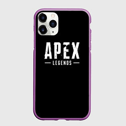 Чехол iPhone 11 Pro матовый Apex legends logo, цвет: 3D-фиолетовый