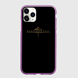 Чехол iPhone 11 Pro матовый Babylons Fall, цвет: 3D-фиолетовый