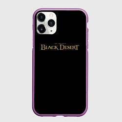 Чехол iPhone 11 Pro матовый Black desert