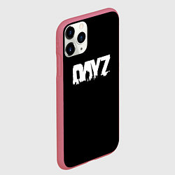 Чехол iPhone 11 Pro матовый Dayz logo white, цвет: 3D-малиновый — фото 2