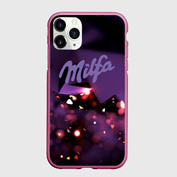 Чехол iPhone 11 Pro матовый Milfa logo