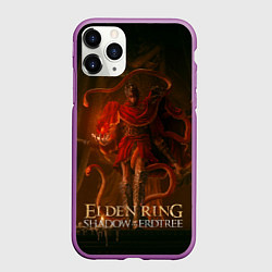Чехол iPhone 11 Pro матовый Мессмер пронзатель Elden ring, цвет: 3D-фиолетовый