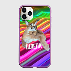 Чехол iPhone 11 Pro матовый Мем кот Шлепа